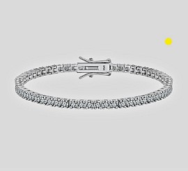 Elegant tennis bracelet with adjustable clasp £250 Order number is 040