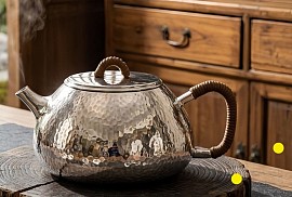 Fine Hand-Hammered artisanal teapot £1880 order number 580